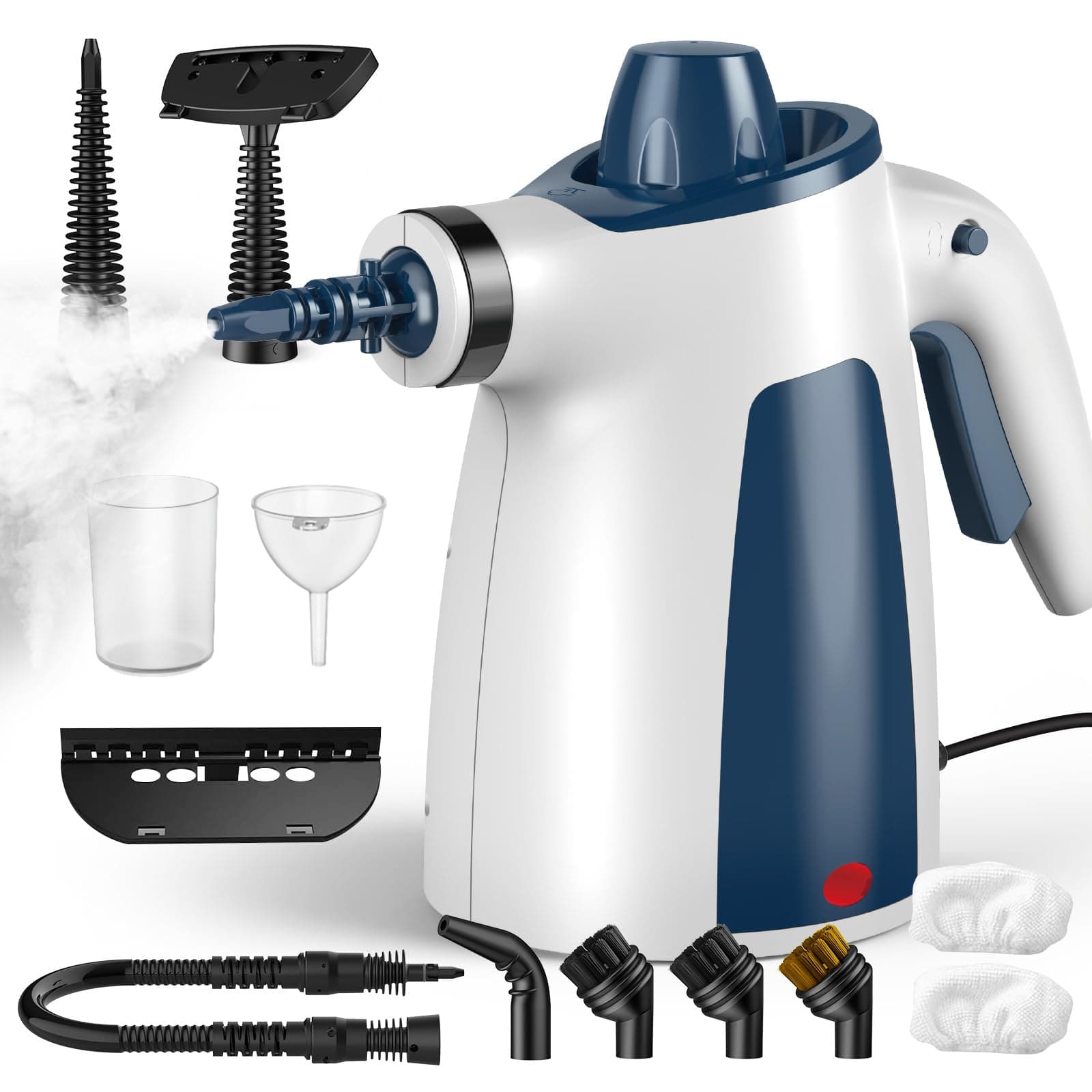 Hand Held Steam Cleaner, Portable Steam Cleaners, Steam Cleaner Handheld, Comes with 12-Piece Accessories for Multi-Surface Stain Removal, Perfect for Stain Removal, Car, Sofa, Floor, Bathroom, Window
