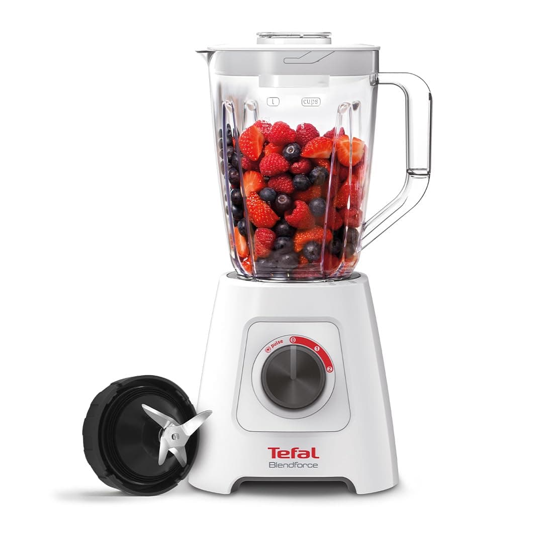 Tefal BL420140 Blendforce II Blender with Plastic Jug, 600 W, 2 liters, White